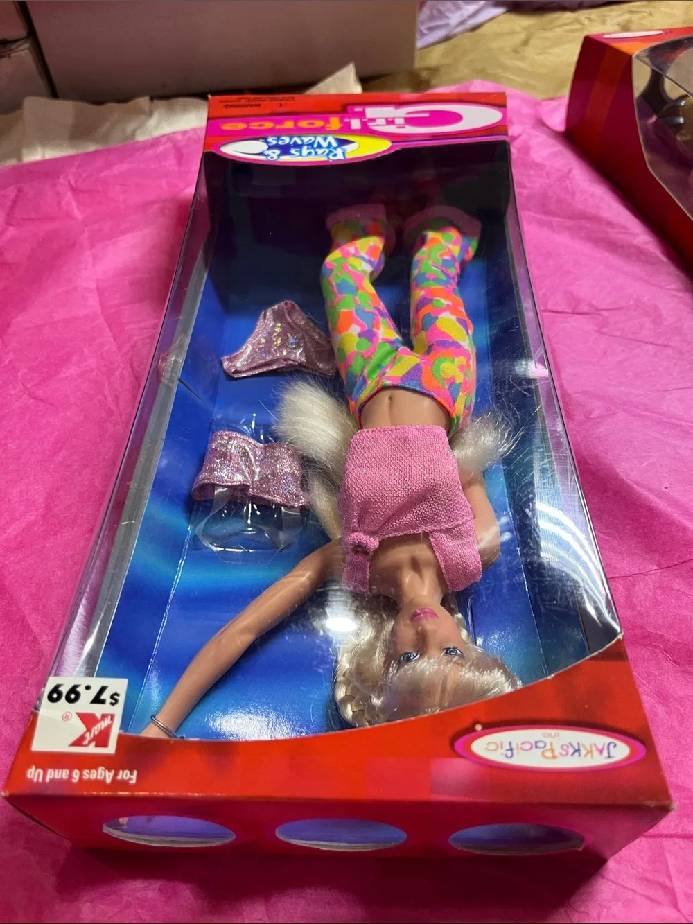 2002 G.I.R.L. Force Rays & Waves Arianna Doll NRFB Super Rare